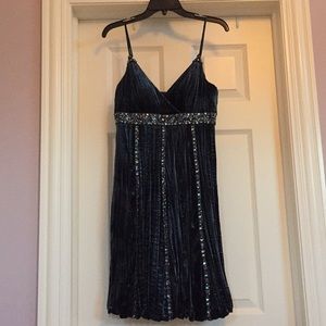 100% silk velvet dress